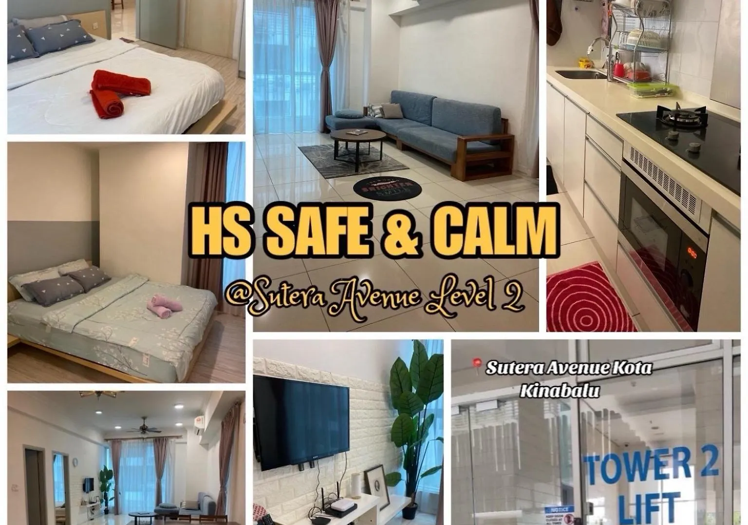 Апартаменты Sutera Avenue Near Gleaneagle Kk King Bed Кота-Кинабалу